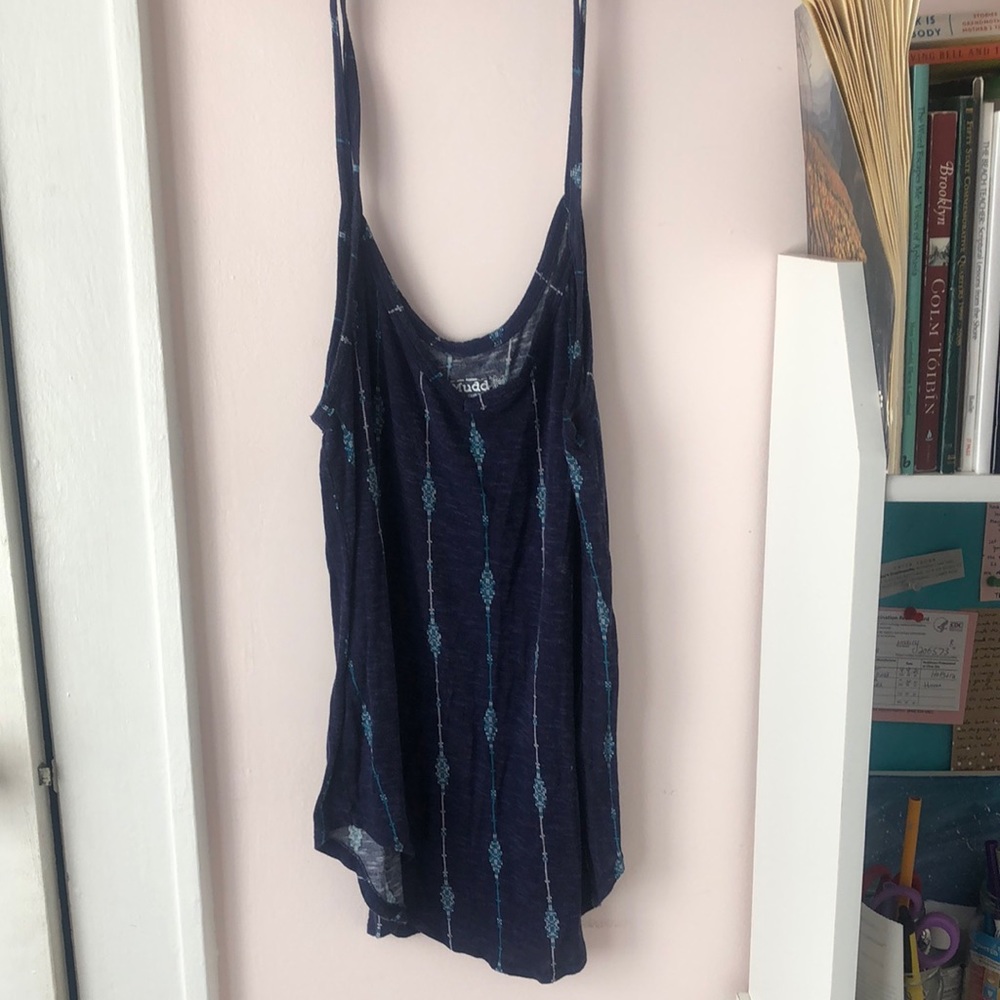 Navy blue tank top